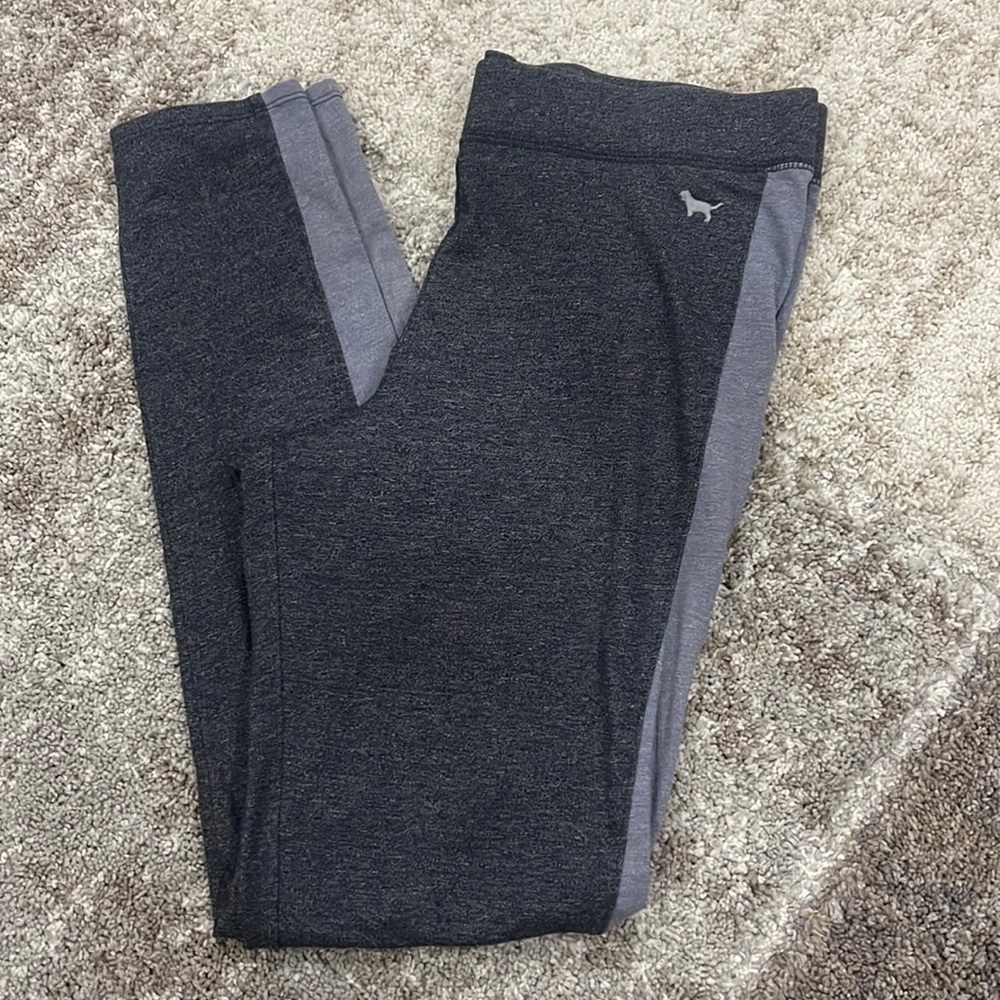 Grey Victoria secret Pink leggings Size M